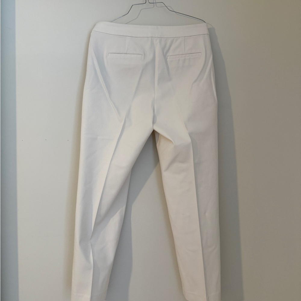 J. Crew Women's Kate Cropped Trousers in Off-White - Picture 4 of 4